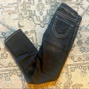 Big Star Sweet Skinny Leg Women's Blue Jeans Ultra Low-Fit 27X30 Black